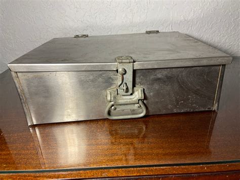 vintage stanley in metal box|Stanley Tool Box .